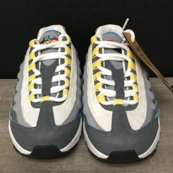Nike Air Max 95 SE Sprung Grey Blue Pink Shoes DN4371-001 Youth 5Y Boys Girls - Picture 2 of 9